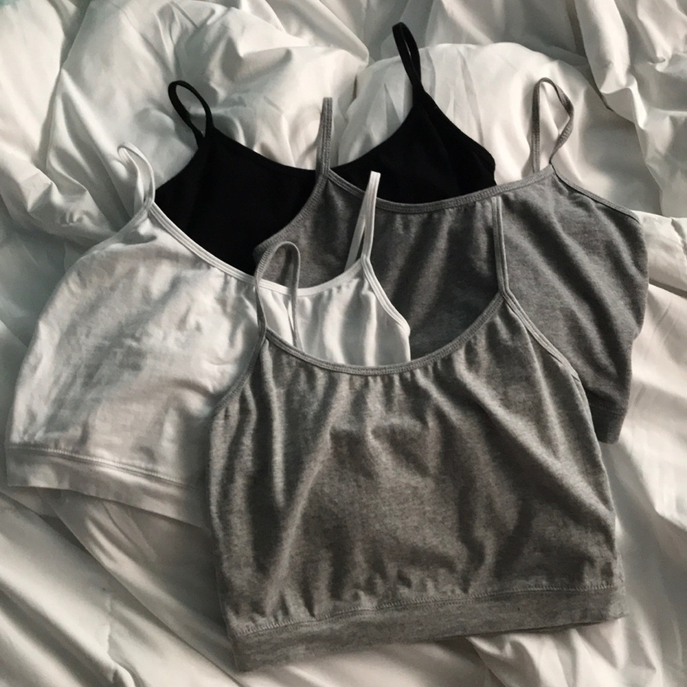 super cute crop tankies🍄🌿